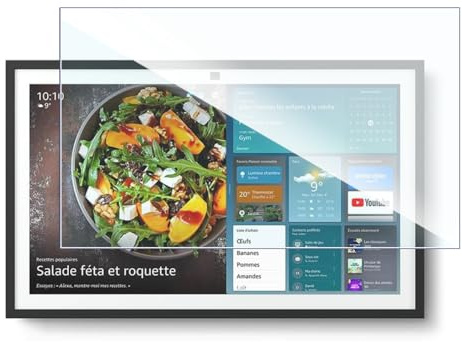 KARYLAX - Displayschutzfolie aus flexiblem Glas, Härtegrad 9H, kratzfest, kompatibel mit Amazon Echo Show 21 (21 Zoll / 21 Zoll)
