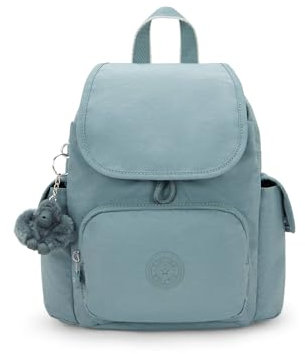 Kipling Damen City Pack Mini Rucksack, Relaxed Grey, 10.75''L x 11.5''H x 5.5''D, Kipling Damen City Pack Mini Rucksack
