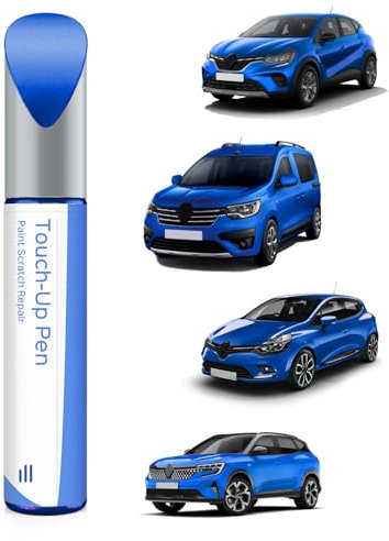 RQH Peinture de retouche pour Renault Bleu Iron Correspondance exacte – Réparation des rayures et des éclats