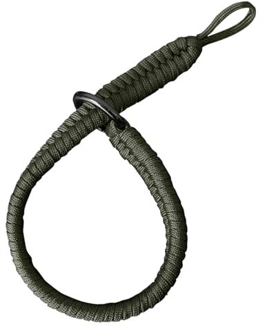 Tongdejing Dragonne pour appareil photo, libération rapide, multifonction, corde d'escalade, cordon de serrage pour appareil photo, Vert armée., 38cm