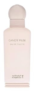 Al Majed Oud Candy Musk EDT 150ml for Women | Sweet Peach Vanilla Musk Perfume Long Lasting Fruity Gourmand Fragrance | Arabian Eau de Toilette Spray