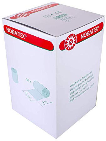 Noba Nobatex Fixierbinden Mullbinden 6 x 50 = 300 Stück (12 cm x 4 m)