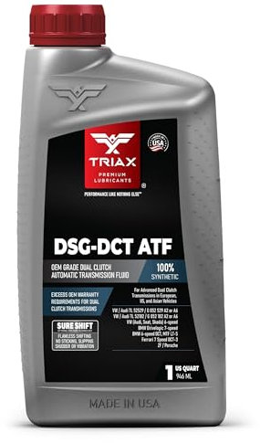 TRIAX DCT ATF - Fluido completamente sintetico, riempimento a vita, per tutte le trasmissioni a doppia frizione. Ottimi cambi di marcia con l'additivo SureShift no slip (1 quarto/0.946 l)