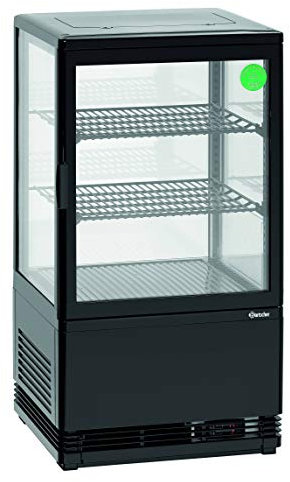 Bartscher Mini-Kühlvitrine 58L-SW Gastronomiebedarf