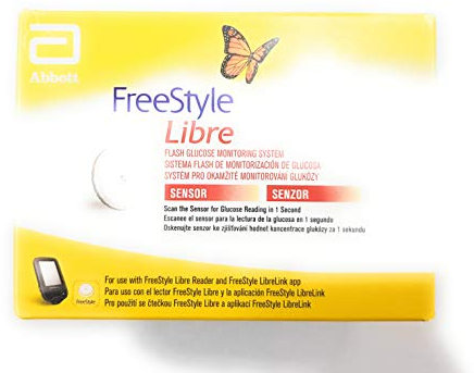 FreeStyle Libre 2, sensor de monitoreo continuo de glucosa, sistema flash de autovigilancia, paquete de 2