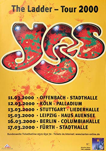 Premium Poster/Plakat | DIN A1 | Wanddeko | Live Konzert Veranstaltung » YES - The Ladder, All Cities 2000 «