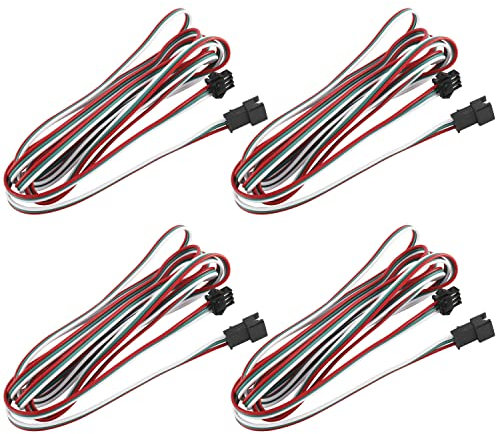 GTIWUNG 4Pcs JST SM 3PIN Stecker Männlich zu Weiblich 1M/3.28ft, 3 Pin Led-anschluss Kabel für LED lichter mit anschlüssen SM 3P