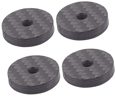 Milisten 16pcs Speaker Spikes Pads Isolation Feet Mats Base for Amplifier Speaker Player Soundproof Mat for Hifi Isolation Feet