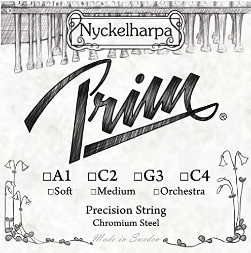Prim Nyckelharpa-Saiten Nyckelharpa Chromstahl C4 Medium