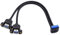 chenyang Cavo a 2 porte USB 3.0 femmina a scheda madre maschio a 20 pin per pannello frontale, montaggio a vite, 30 cm, angolato a 90 gradi verso il basso