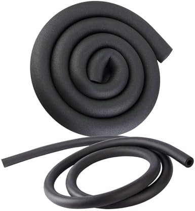 Tuyau Isolation en Mousse De Caoutchouc plastique Pour tuyaux d'eau chaude et froide, tuyaux de protection Et isolation thermique, antigel Isolation De Tuyau,Longueur d'une seule racine: 1.7m, 1.8m
