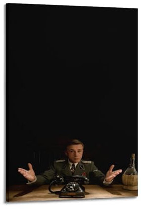 Krem Inglourious Basterds 1 Poster, Wandkunst, Leinwand, Geschenk für Freunde, Schlafzimmer, Wohnzimmer, Dekoration, modern, ästhetisch, 60 x 90 cm, Rahmenstil