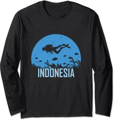 Tauchen in Indonesien - Unglaubliche Unterwasser-Tierwelt Langarmshirt