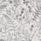 VEELIKE Papier Peint Feuillage Noir et Blanc Papier Peint Autocollant Motif Botanique Genévrier Branches de Fougère Papier Peint Fleur Noir et Blanc Papier Adhesif Mural Chambre Salon 44,5cm×300cm