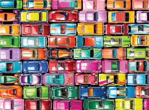 Buffalo Games - Lars Stewart - Spielzeugauto Spektrum - 1000 Teile Puzzle für Erwachsene Herausforderndes Puzzle perfekt für Spieleabende - Fertige Puzzle-Größe ist 26,75 x 19,75