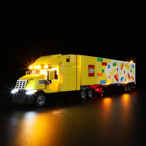MENZAVA Licht-Set Kompatibel Mit 60440 Sattelzug City - Led-Beleuchtungsset Für Bausteinen Modell - Modell Set Nicht Enthalten