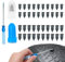 20Pcs Tyre Repair Kit Rubber Nails with Screwdriver,Universal Car Tyre Repair Kit - Rubber Nails & Screwdriver, Car Puncture Repair Tool for Motorcycle, Auto, Truck, and Agricultural Vehicles