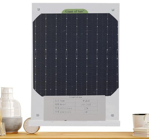 Módulo de panel solar, cargador de células epóxicas solares, panel solar, diseño transparente, accesorio de panel solar | Soporte de placa epoxi, diseño para paneles solares, herramientas para