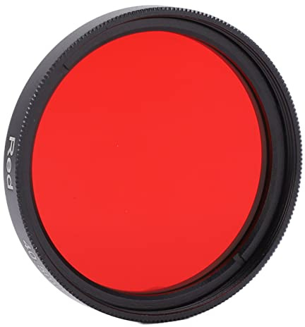 Kamera Wasserdichter Filter Roter Linsenfilter Optisches Glas für -Objektiv CNC-Bearbeitung Wasserdichter Rotfilter (40,5 mm)