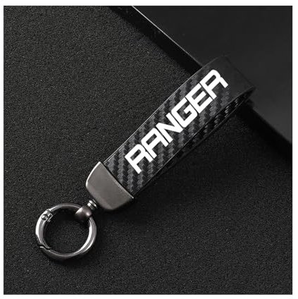 Generisch Auto SchlüSselanhänger für Ford Ranger, Männer Frauen Microfiber Leder Wechselbarem Schlüsselring mit Anti Lost D Ring