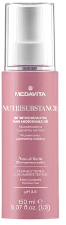 Medavita | Nutrisubstance Reparierende Mikroemulsion, 150ml, Intensiv-Nährserum für Glanz, Vitalität und Volumen
