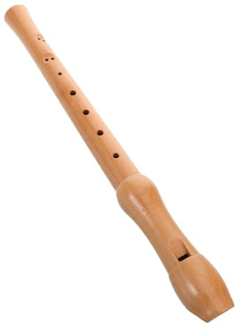 Alipis Holz blockflöte Deutsche Griffweise Anfängerfreundlich Leicht zu Musikinstrument für Mädchen und Jungen Frühpädagogik Lernflöte aus Buchenholz