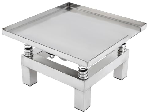 Concrete Vibrating Table, 35×35cm Stainless Steel Mini Vibration Table, 110V Vibration Test Platform for Concrete Molds Resin (35x35cm)