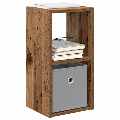 vidaXL Nachttisch Altholz 25,5 x 22 x 49,5 cm Holzwerkstoff, Holz-Nachttisch, moderner Beistelltisch, vielseitiger Möbel, platzsparend, stylisch für Schlafzimmer