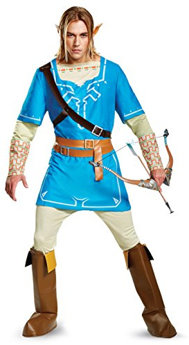 Disguise Men's Link Breath of the Wild Deluxe Adult Costume
