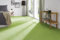 andiamo Teppichboden Izmir für Wohnzimmer und Kinderzimmer - Teppichboden Meterware zum Verlegen - Teppichbelag mit hoher Trittschalldämmung - weicher Teppichboden 400 x 600 cm Grün