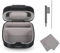 BOCOKO Universal Small Carry Case with Silicone Lining for Psaps Hearing Aid (Black)