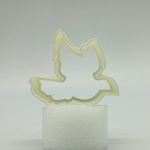 Taube Ausstecher, 5cm / 8cm / 10cm / 12cm Größe, 25mm tief (12cm)