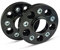 SCC Spurverbreiterung 13458BWS - Buchse schwarz eloxiert - LK: 120/5 NLB: 72,6 GEW: M14x1,25 - 20mm - 2 Stück