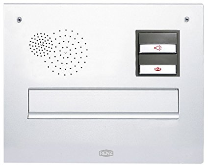 RENZ Frontplatte eckig, 360 x 280 mm, silber eloxiert