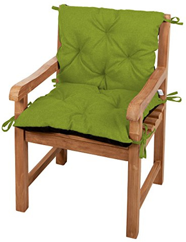 gutekissen Cuscino per panchina, per terrazza, per il prato, l’altalena o i mobili da giardino (50 x 50 x 50 cm, verde lime)