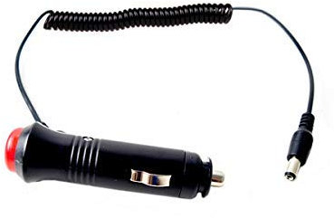 Zigarettenanzünder Kabel 12V/24V mit Schalter – DC Stecker 2.1 x 5.5mm, Stecker für Zigarettenanzünder mit 3A Sicherung & roter Kontrollleuchte, Auto Adapter für Rückfahrkamera, Monitor, LED