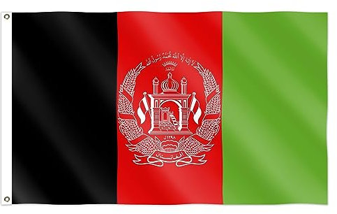 SHATCHI Große Afghanistan-Flagge, Afghanische Cricket-Weltmeisterschaft, Unterstützung, 150 x 90 cm, afghanisches Banner, Feier-Dekorationen, Polyester