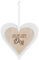 The Leonardo Collection Double Wooden Heart Plaque Hanging Sign - All You Need Is Love & A Dog