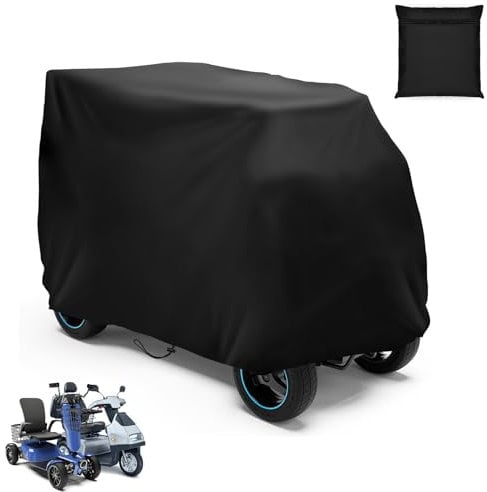 SIRUITON Scooter Schutzhaube Abdeckhaube für Elektroscooter Reißfeste Scootergarage -2 Jahre Garantie 140 x 66 x95cm