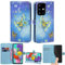 Galaxy A51 Case, Luxury Slim PU Leather Flip Protective Magnetic Wallet Cover With Card Holder and Stand Function Compatible With Samsung Galaxy A51 (Butterfly Gold)