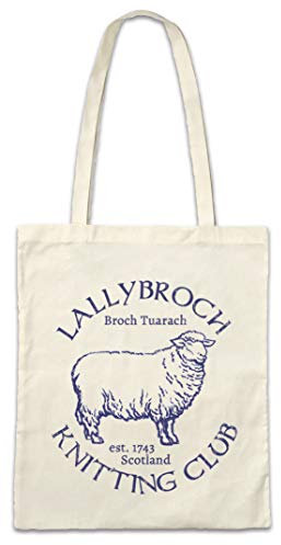 Urban Backwoods Lallybroch Knitting Club Hipster Bag Beutel Stofftasche Einkaufstasche