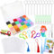 Konsait 22000 2.6MM Mini Cuentas y Abalorios Plásticos Cuentas para Planchar de 24 Colores, plantilla, con Accesorios para DIY Manualidad