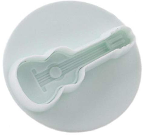 BYFRI 4pcs Musikinstrument-Kuchen-Dekoration-Form Gitarre Fondant-Kuchen-Form Violine Schokoladen-Kuchen-Dekoration-silikon-Form