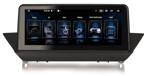 Erisin 10.25 Qualcomm Android 14 8-Core 4GB+64GB Car Stereo GPS SatNav Bluetooth 5.0 DAB+ Radio for BMW X1 E84 (2009-2015) CIC Support IPS iDrive Wireless CarPlay Android Auto Canbus DSP Wifi 4G