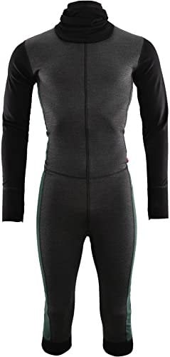 Aclima WarmWool 3/4 Overall Herren grau/schwarz