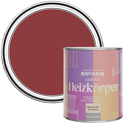 Rust-Oleum Red Heat Resistant Radiator Paint in Satin Finish - Empire Red 750ml