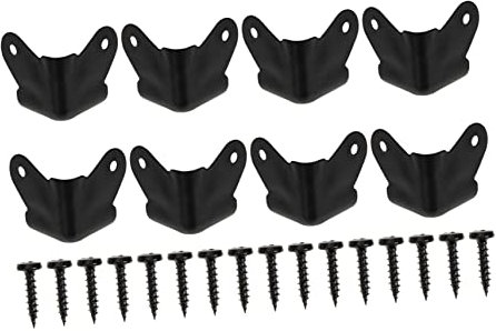 Mikinona 1 Set Box Speaker Protection Corner Home Speaker Metal Corner Protector Cabinets Cabinet Protector Covers Furniture Bumper Iron