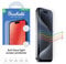 Ocushield Protector de pantalla de vidrio templado antiluz azul para iPhone 15 Pro (6.1 pulgadas), protege tus ojos, reduce las migrañas y mejora el sueño