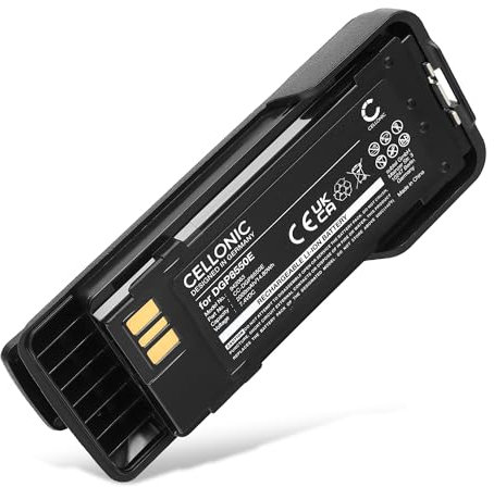 CELLONIC, Batteria per Ricetrasmettitore Compatibile con Motorola DP4401ex ATEX, DP4000ex, DP4801ex (7.4V, 2000mAh)