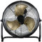 Russell Hobbs 12 High Velocity Floor Fan in Brushed Gold, 3 Speed Settings, Lightweight and Compact, Handy Tilt Feature, 3 Curved Blades, Up To 2 Years Guarantee, RHGF1221BG